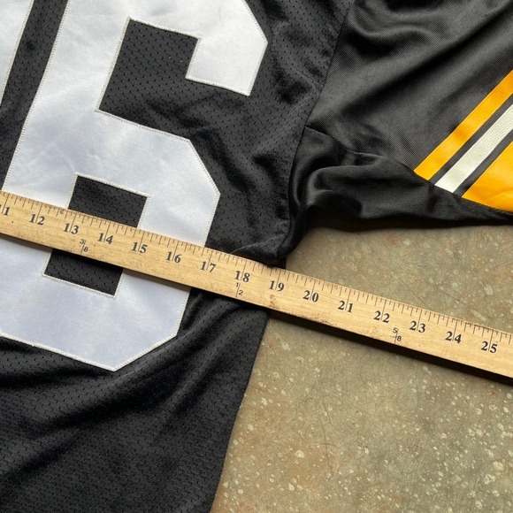 Vintage Russell Athletic Pittsburgh Steelers Rod Woodson 26 NFL Jersey Black 40 - Picture 8 of 10